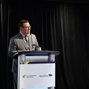 Economic Development, Investment and Trade Minister Jeff Wharton announced at the Manitoba Reception at PDAC
